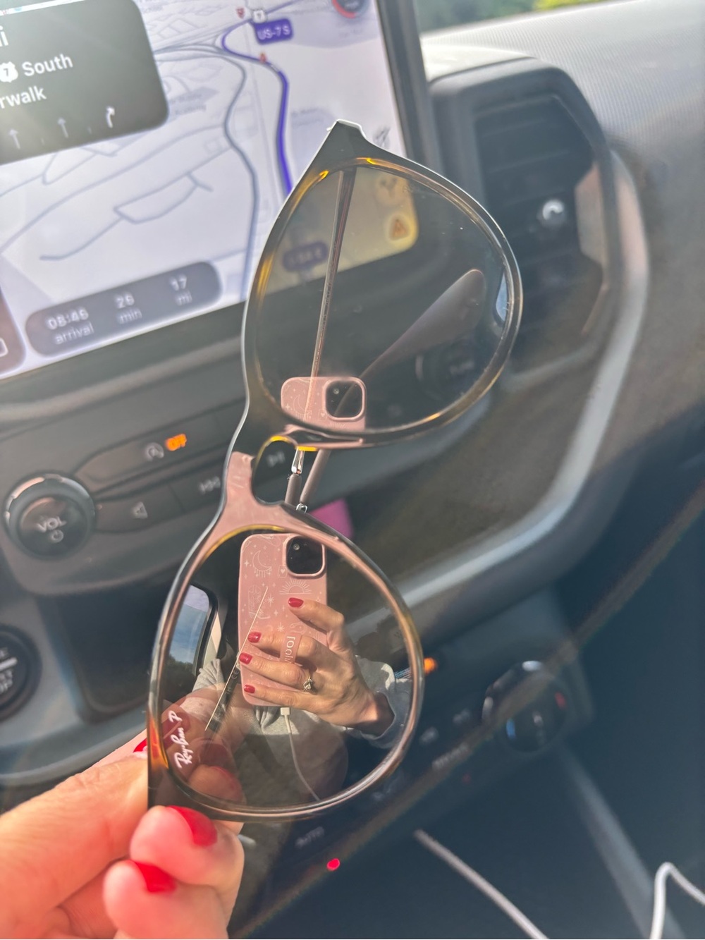 Ray-Bans brown Frame Sunglasses with Black Lenses